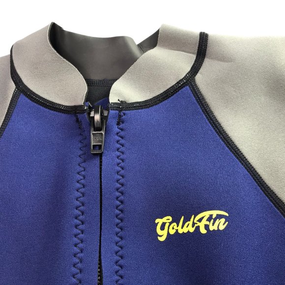 GoldFin Wetsuit Top Size Women's M Jacket Neoprene Long Sleeve Front Zip Purple - Picture 2 of 9